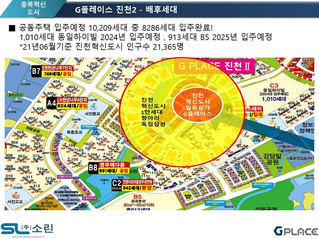 G플레이스 진천 3차 롤링 이미지
